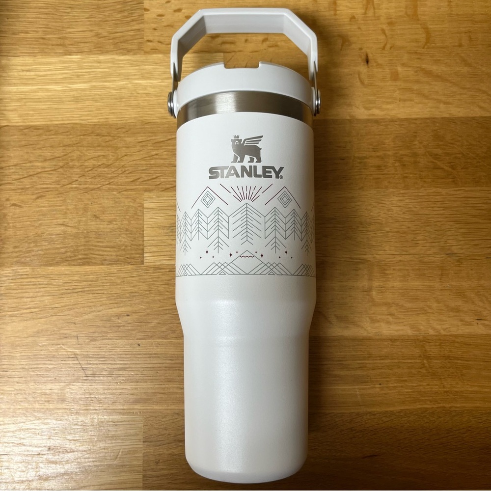 Stanley Pale Stone Winterscape IceFlow Flip Straw Tumbler 30oz